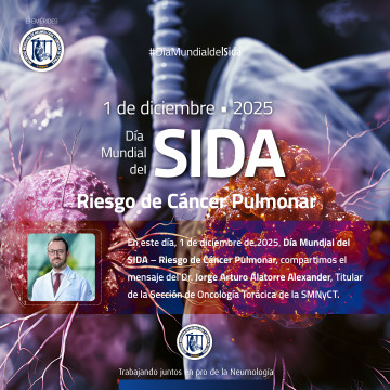 1 de diciembre de 2025, Día Mundial del SIDA – Riesgo de Cáncer Pulmonar