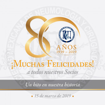 15 de marzo de 2019: 80 años de la SMNyCT, ¡Felicitaciones a todos los Socios!