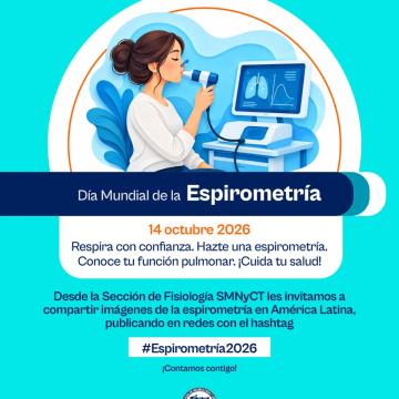 Día Mundial de la Espirometría, 14 de octubre de 2026