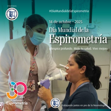 Día Mundial de la Espirometría: “Respira profundo. Haz tu espirometría. Mide tu respiración. protege tu vida”. 14 de octubre de 2025