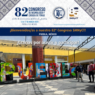 Estamos en nuestro 82º Congreso SMNyCT