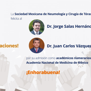 Felicitaciones a los Dres. Jorge Salas Hernández y Juan Carlos Vázquez García