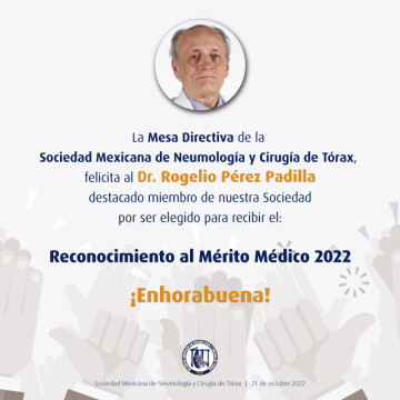 ¡Felicitaciones Dr. Rogelio Pérez Padilla!