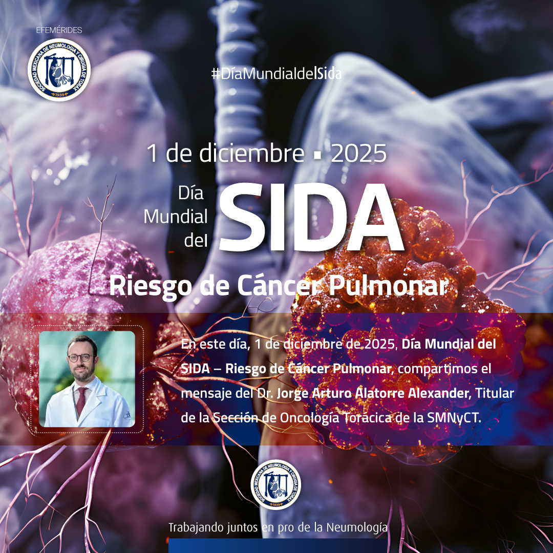 1 de diciembre de 2025, Día Mundial del SIDA – Riesgo de Cáncer Pulmonar