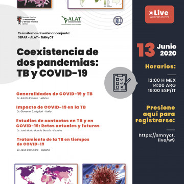 Webinar: Coexistencia de dos pandemias: TB y COVID-19