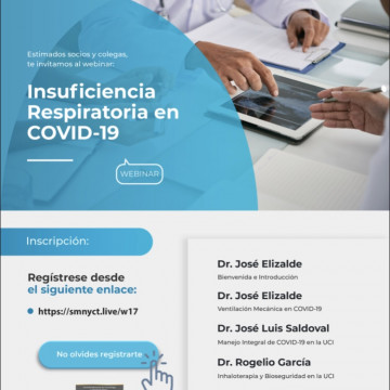 Webinar SMNyCT: Insuficiencia respiratoria aguda en COVID-19