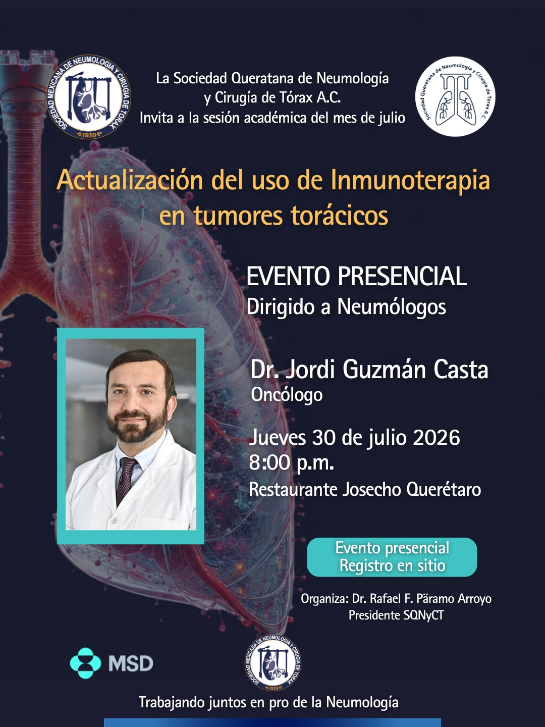 Actualización del uso de Inmunoterapia en tumores torácicos