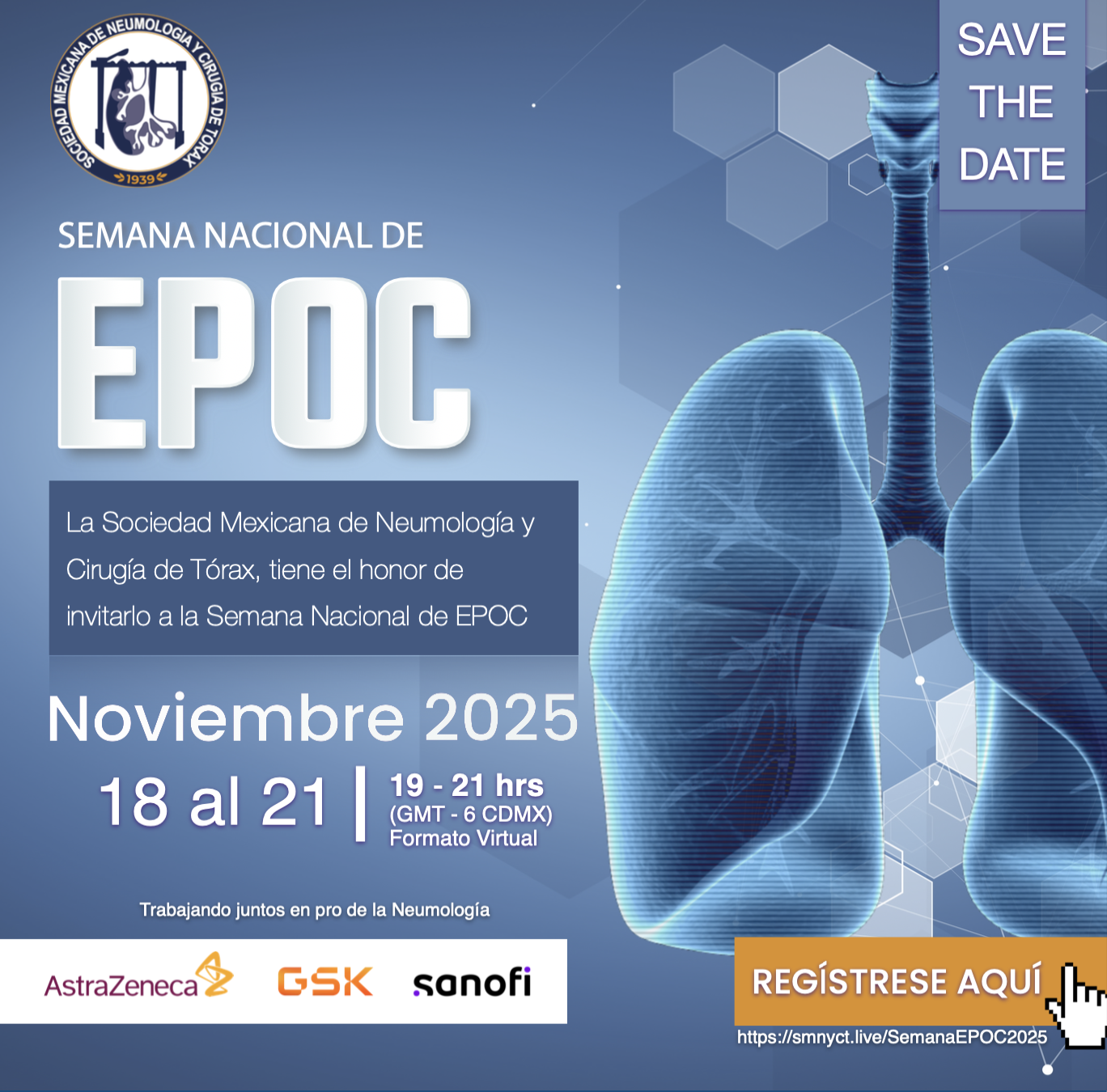 Semana Nacional de EPOC, 18 – 21 noviembre 2025