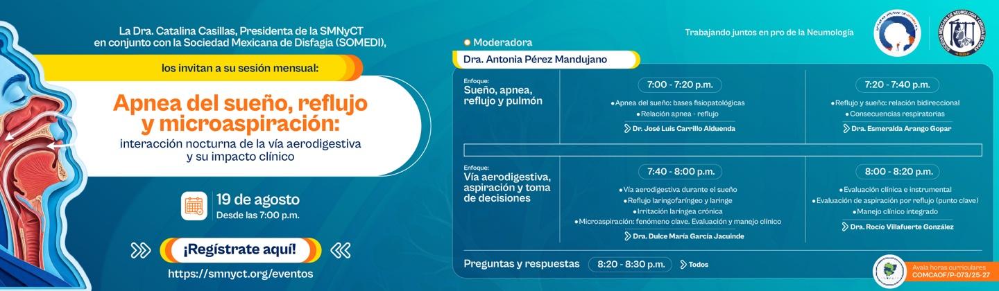 Apnea del sueño, reflujo y microaspiración