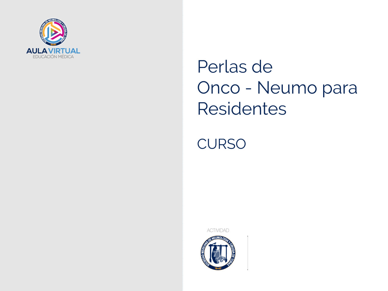 Curso Perlas de Onco - Neumo para Residentes
