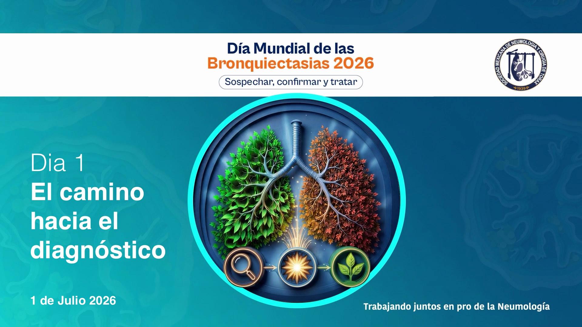 El camino hacia el diagnóstico - Día Mundial de las Bronquiectasias 2026