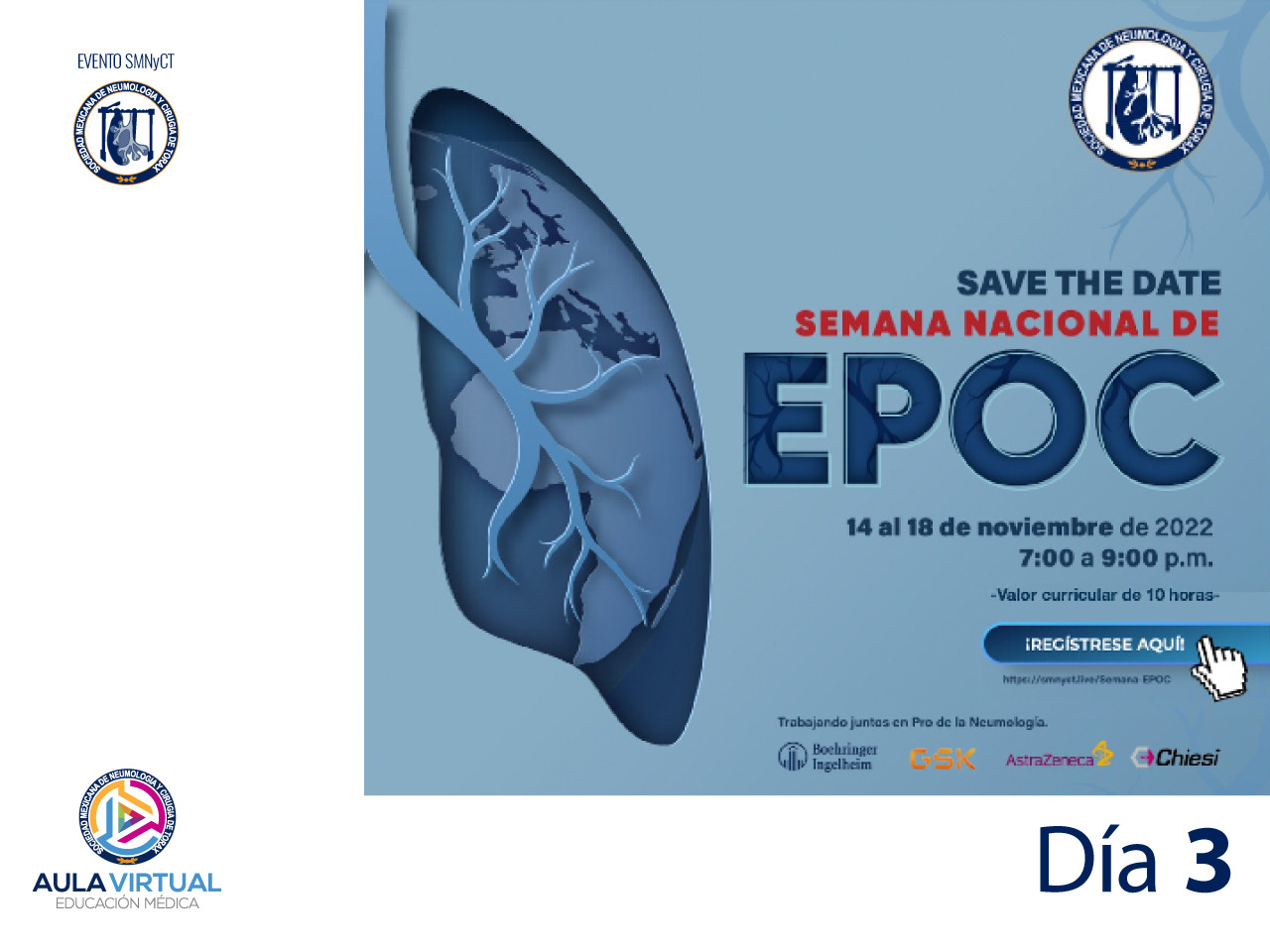 Semana Nacional de la EPOC 2022, día 3