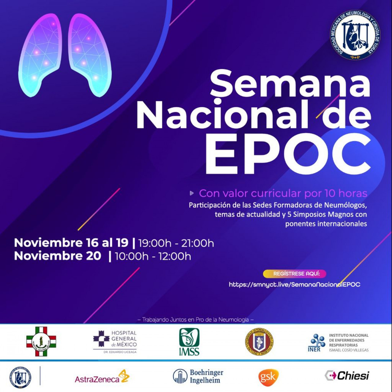 Semana Nacional de la EPOC, día 3, 18 de noviembre 2021