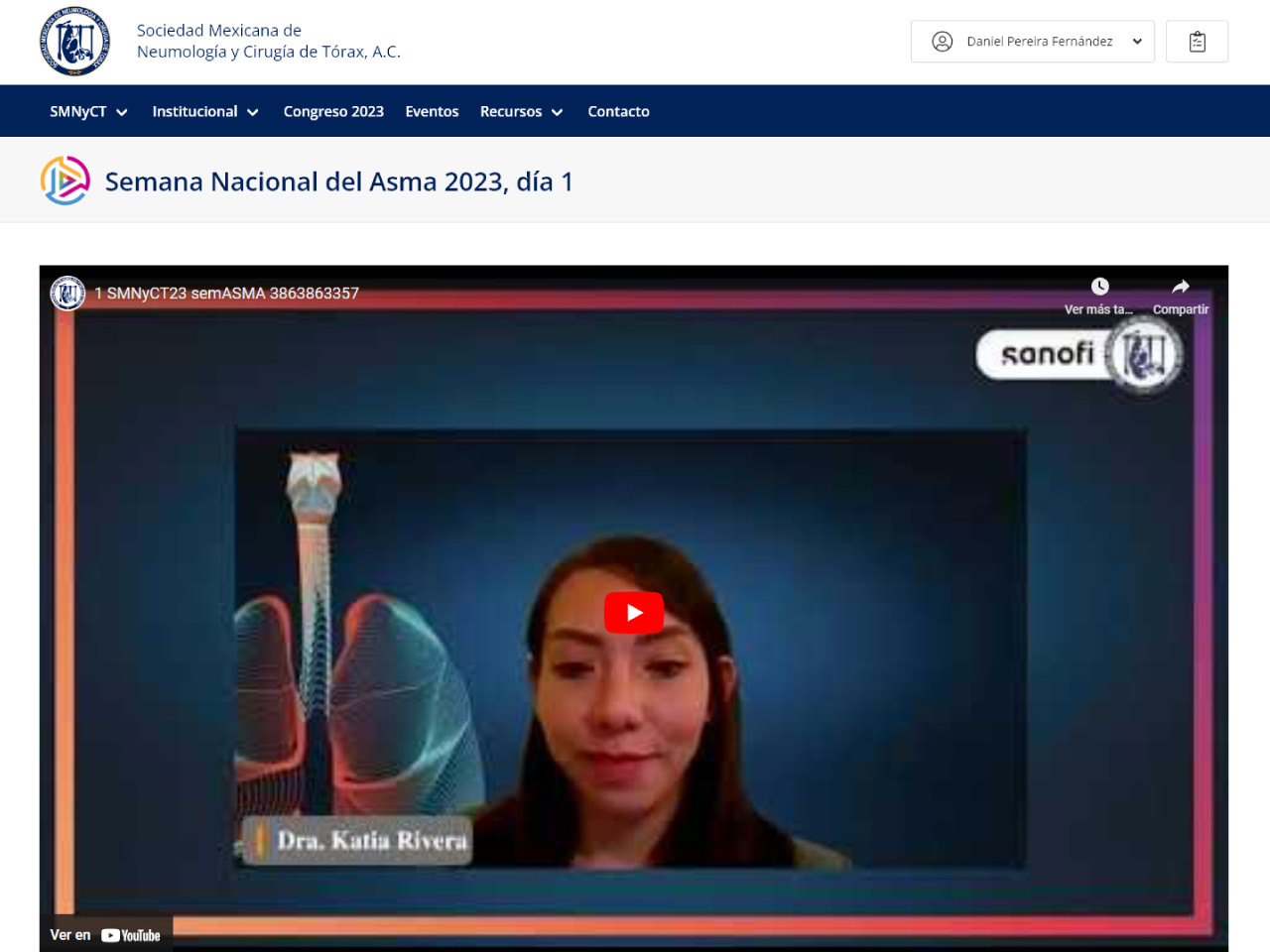 Semana Nacional del Asma 2023, día 1