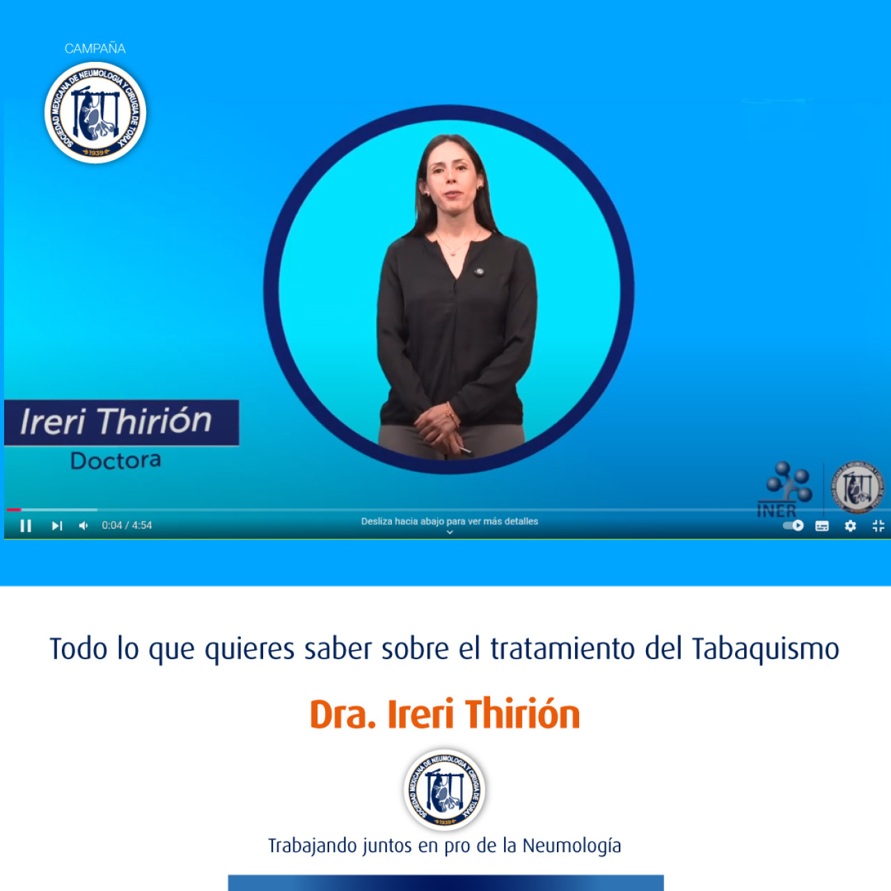 Tratamiento SIN nicotina para dejar de fumar. Dra. Ireri Thirión. Cápsula 4